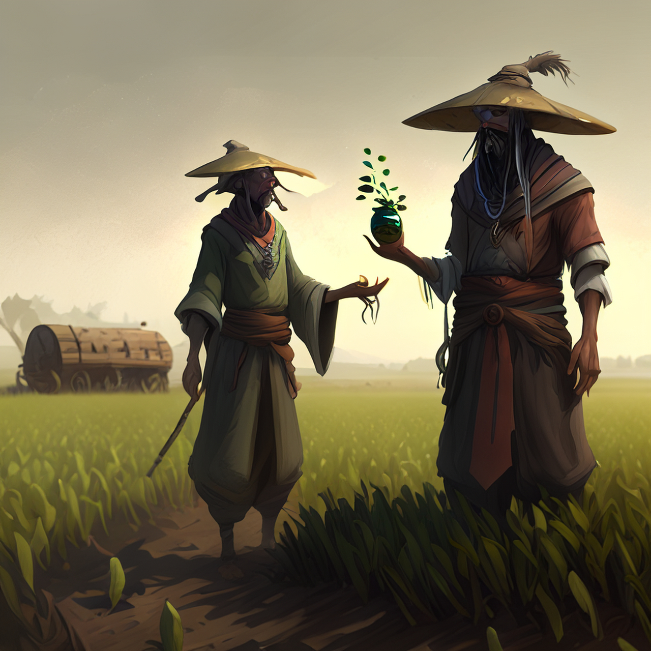 古来经术士,什九起耕桑.安谧,朦胧,中国风#百度ai绘图黑科技