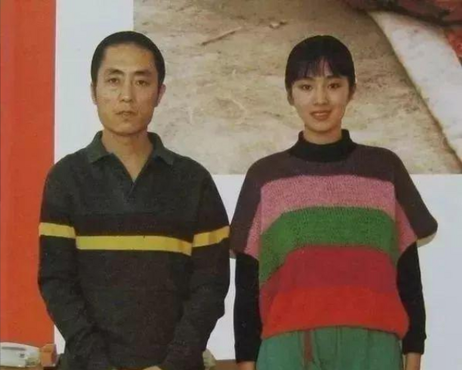 张艺谋和巩俐的同框旧照!