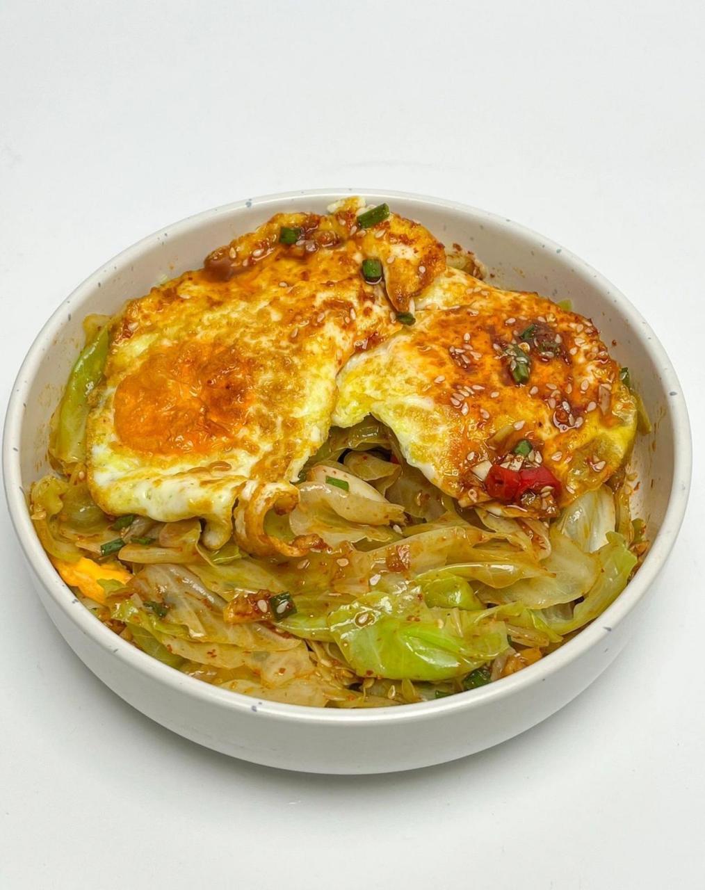 凉拌鸡蛋包菜|||巨巨巨好吃的酸辣包菜,做法超简单～ - 【凉拌鸡蛋