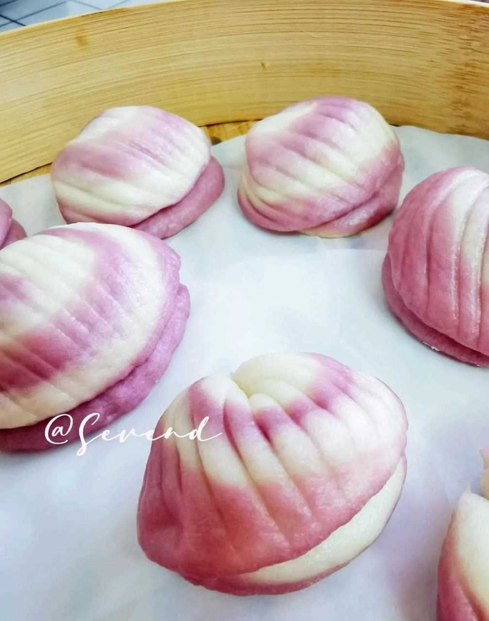 红枣小贝壳馒头成了,美貌,宣软,香甜.