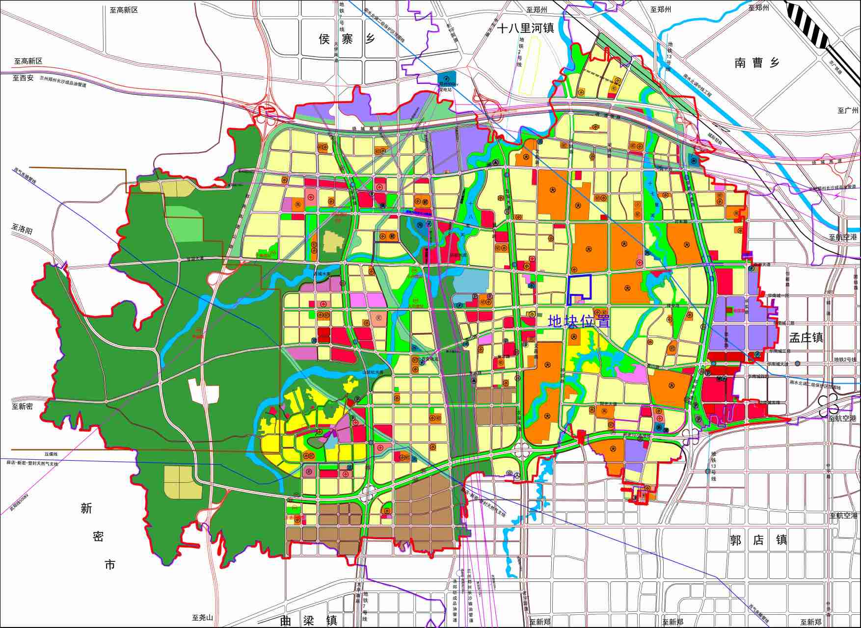 新郑市(南龙湖龙湖镇)控制性详细规划调整公示: 地块编号:龙湖镇c03-1