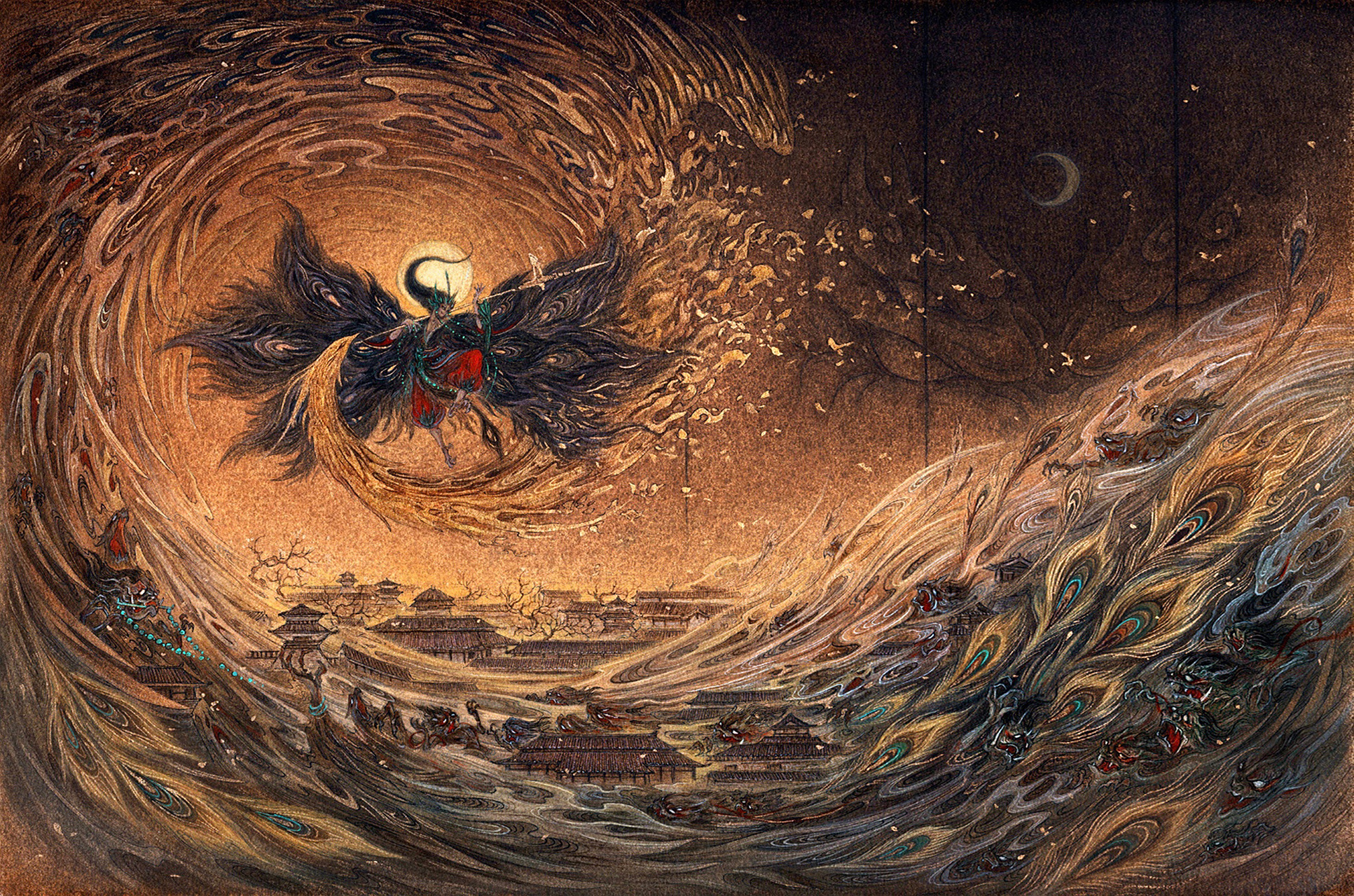 插画师:杉泽 #美术# #美术作品# #美术艺考