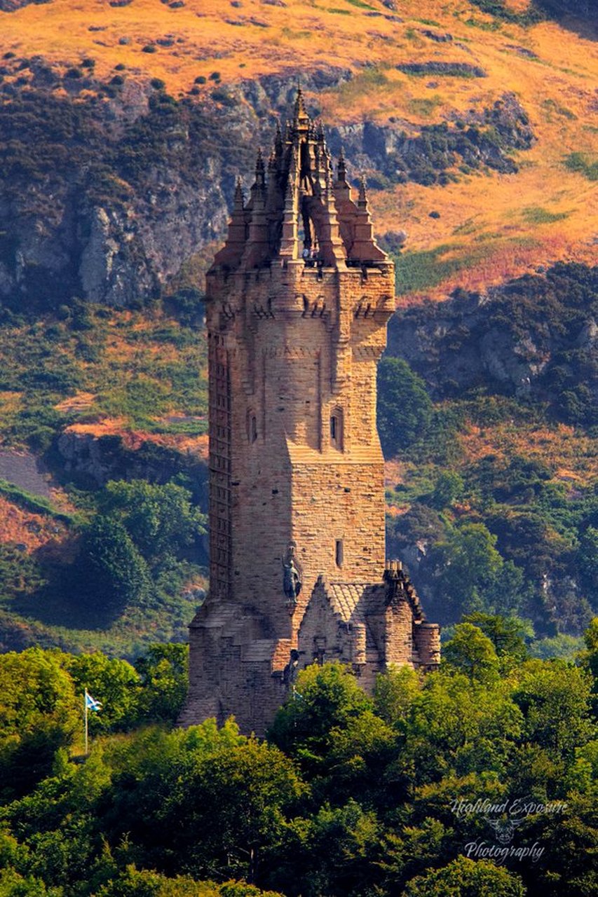 苏格兰斯特灵的华莱士纪念碑(事迹参见电影《勇敢的心》)