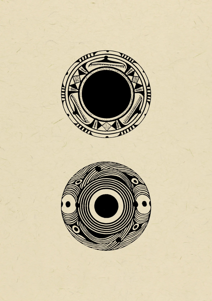 新石器纹样-彩陶纹饰图案(一)