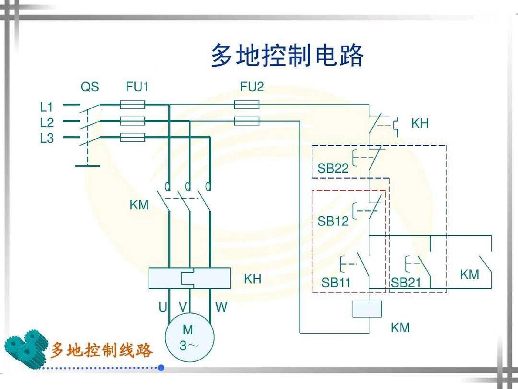 mcn风帆计划#电动机的多地控制电路图.