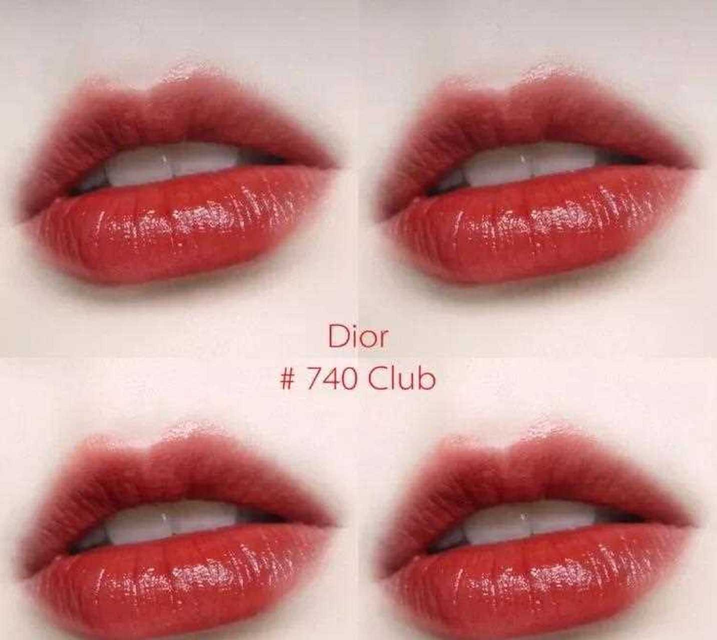 使用频率最高的五支口红 dior740——枫叶红很日常,带橘调不挑皮又显