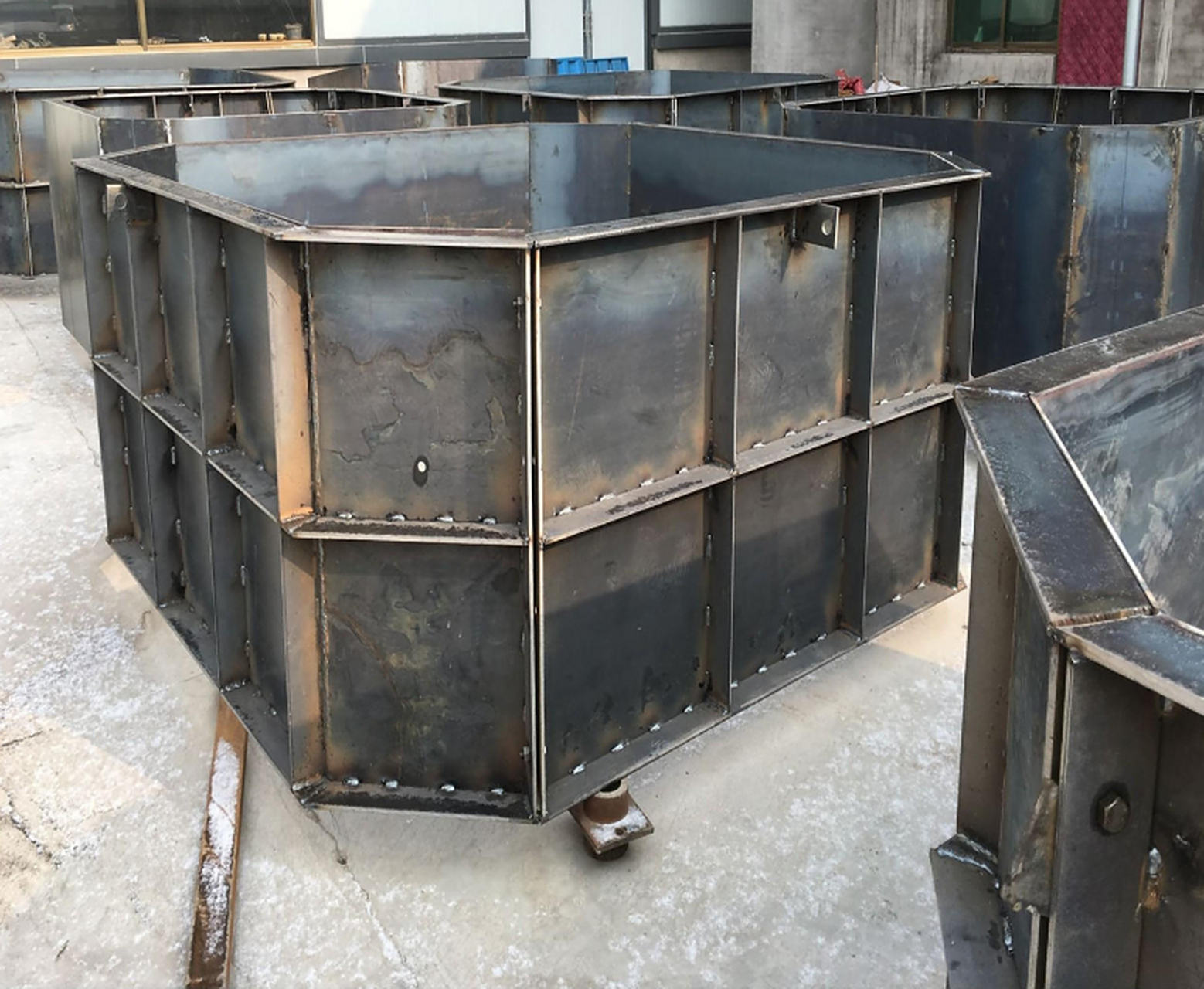 化粪池模具# #化粪池钢模具# #三格式化粪池模具# #水泥三格式化粪池