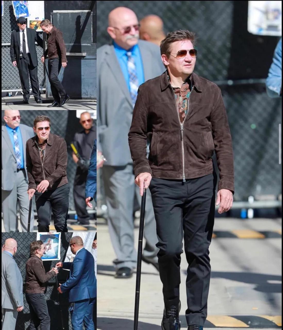 复仇者联盟的鹰眼杰瑞米雷纳在年初被铲雪车碾过,30多根骨头折断,右胸