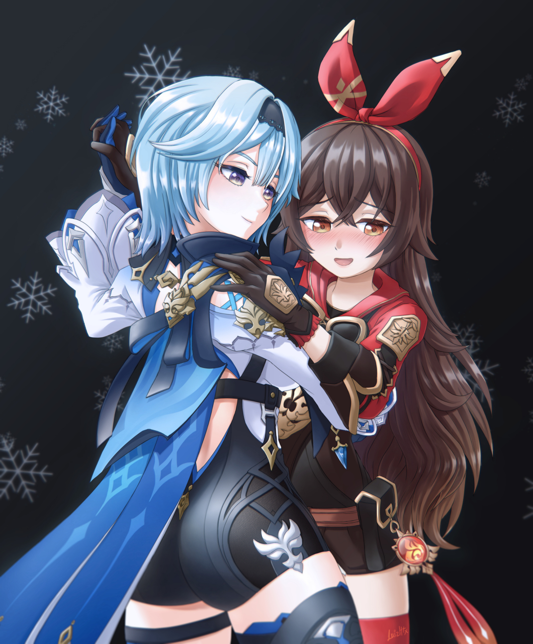 蒙德冰火人[笑哭]#原神