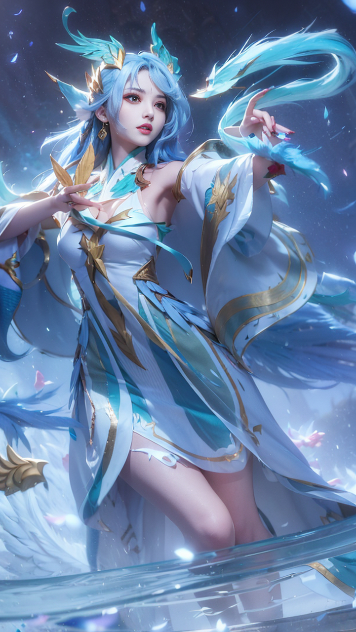 王者荣耀# #ai绘画#  一批王者荣耀英雄们的ai重绘图