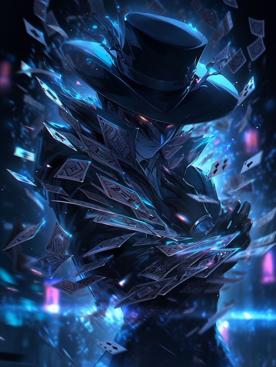 我就是卡牌大师,你挑好你选的牌了么?#ai绘画