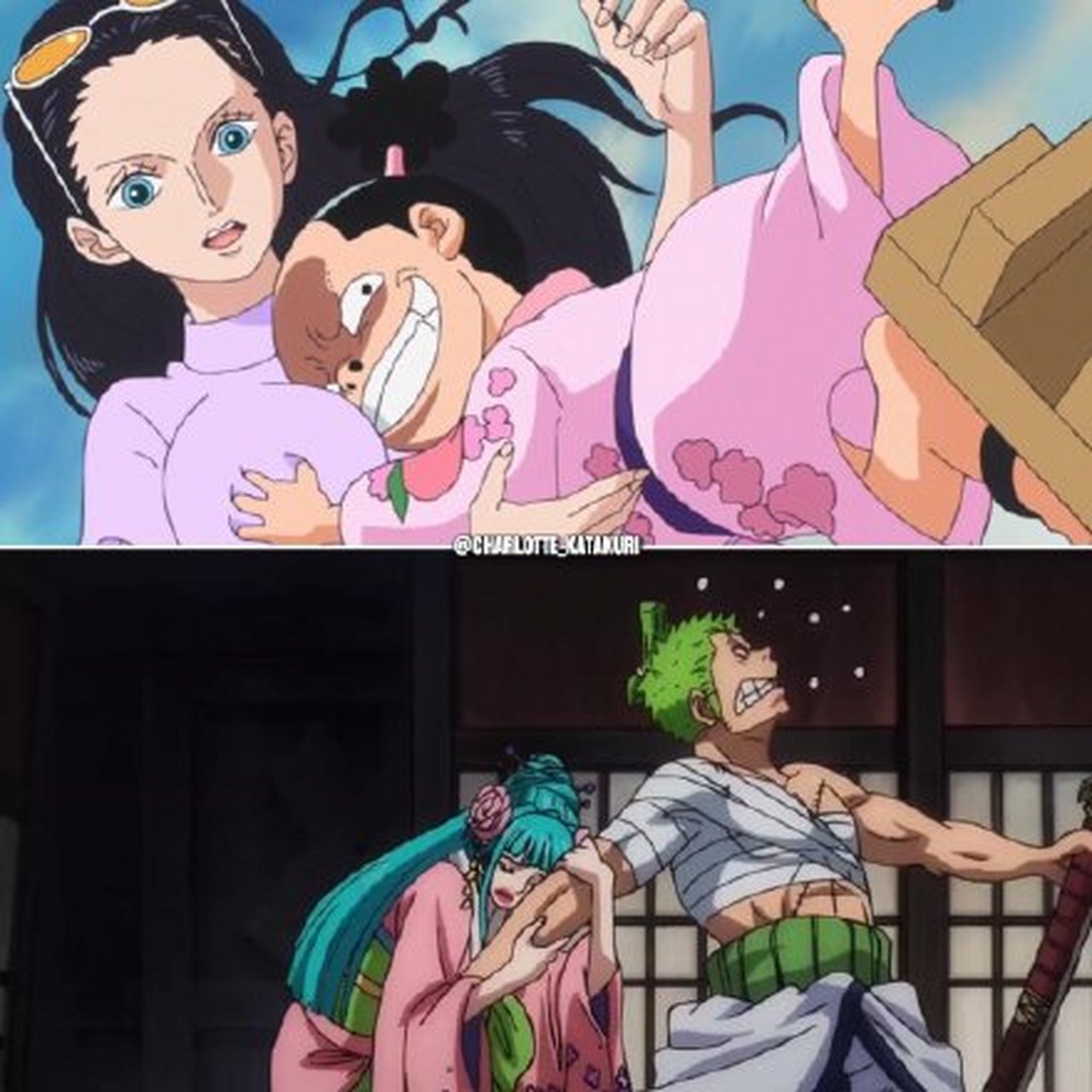 你放开索隆和罗宾吗?你们已经把男粉和女粉都得罪了!#海贼王