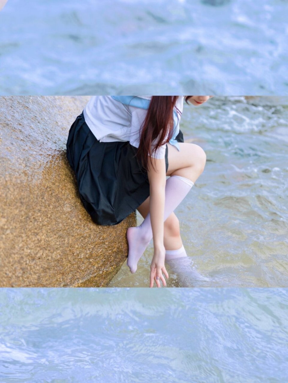 白袜子太性感了