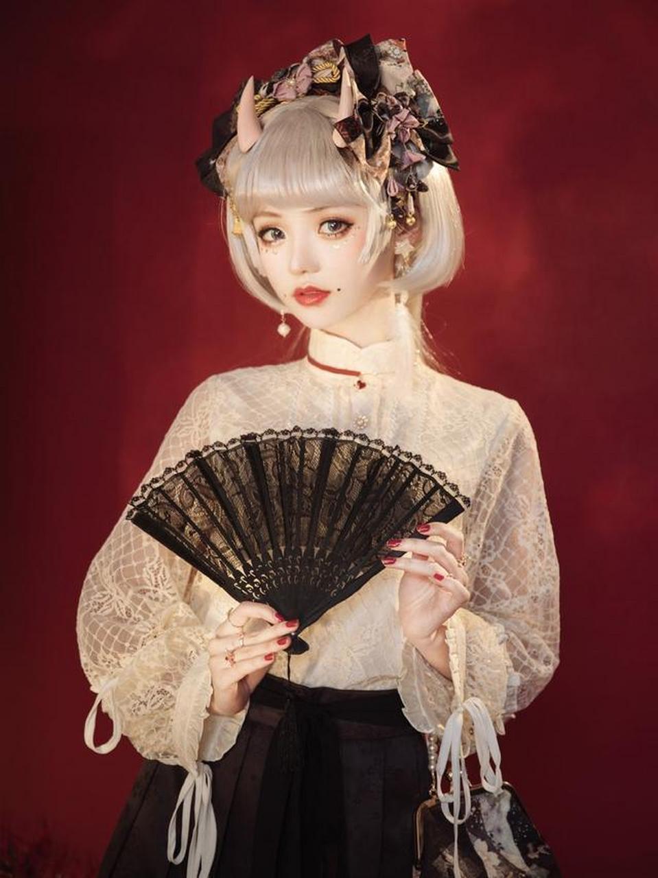 圣诞礼物尚车咯#   长寇演绎"和风妖精",实力展现和风洛丽塔的惊艳之