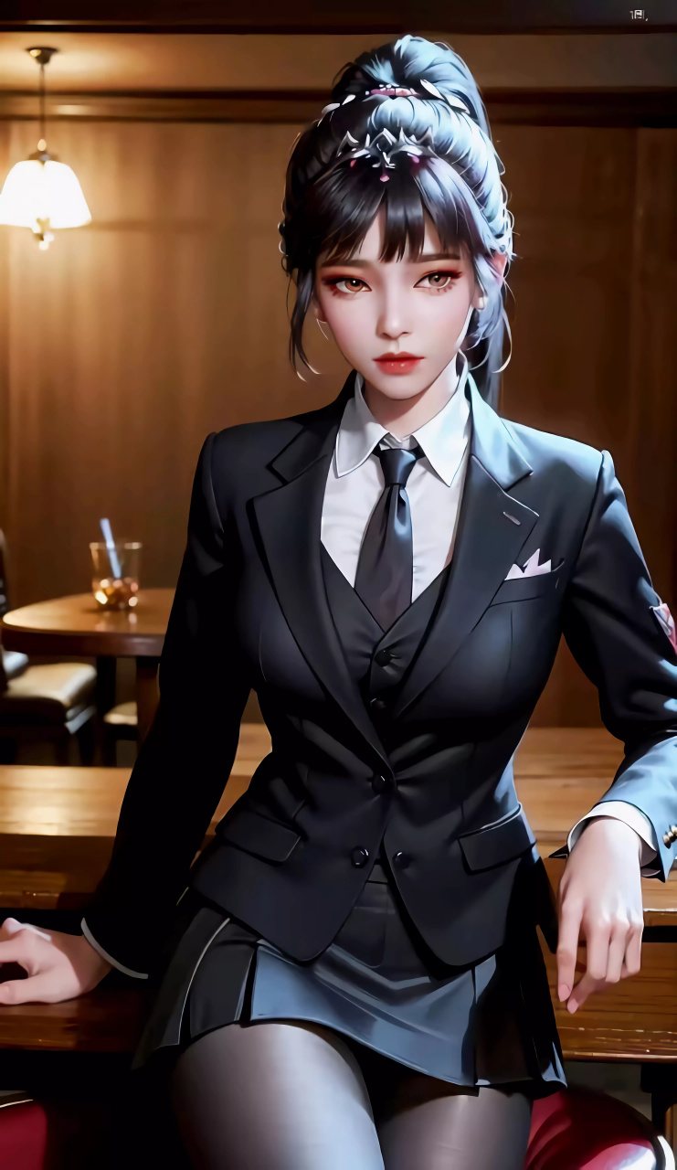 每天坚持发一篇动态,小舞黑丝职业装手机壁纸!