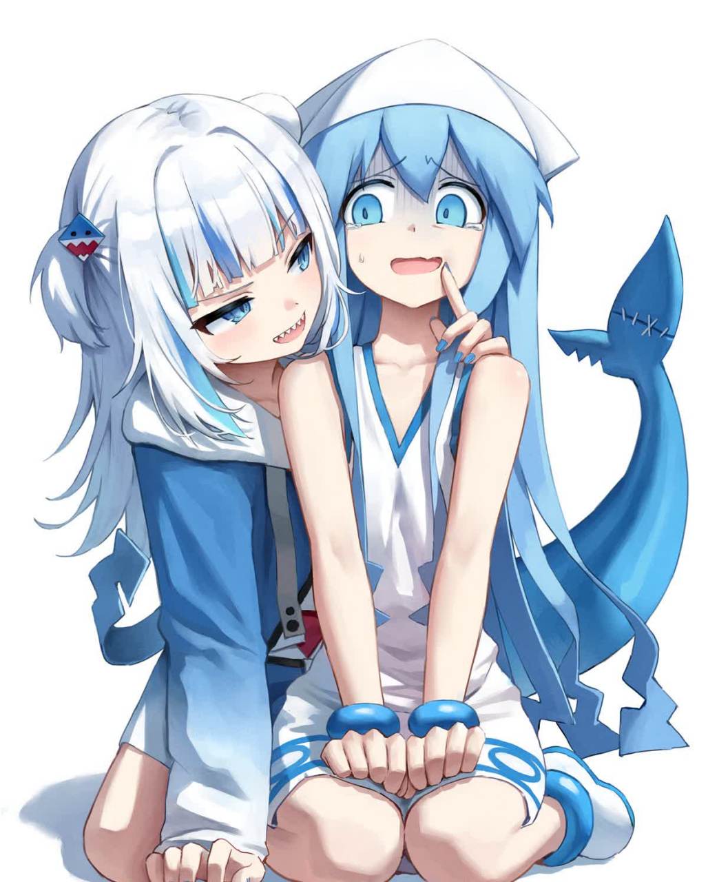 欺负乌贼娘的小鲨鱼#虚拟主播