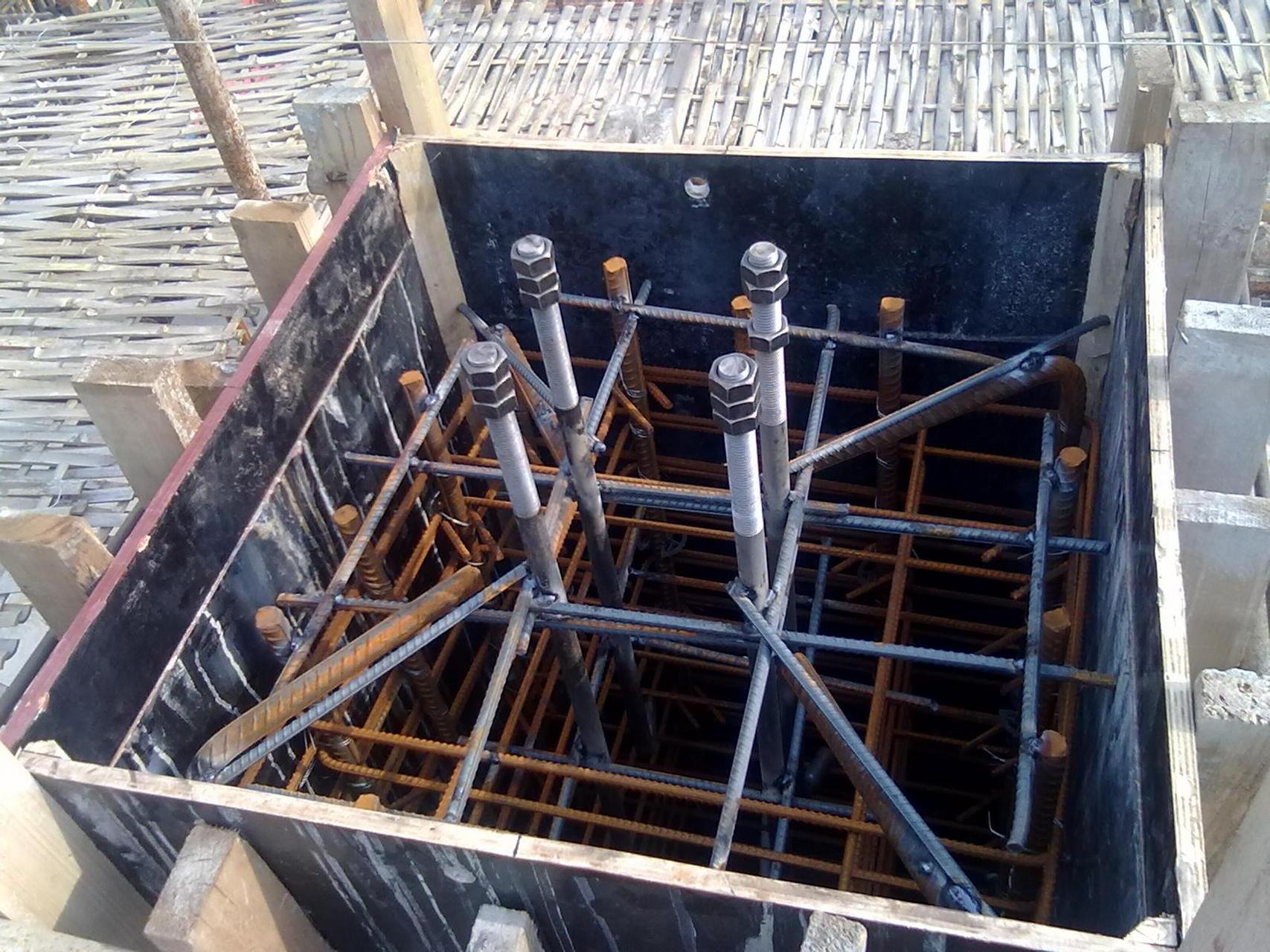 森瑞达电力钢杆# 地脚螺栓安装流程: 一,首先应该由专业的技术人员