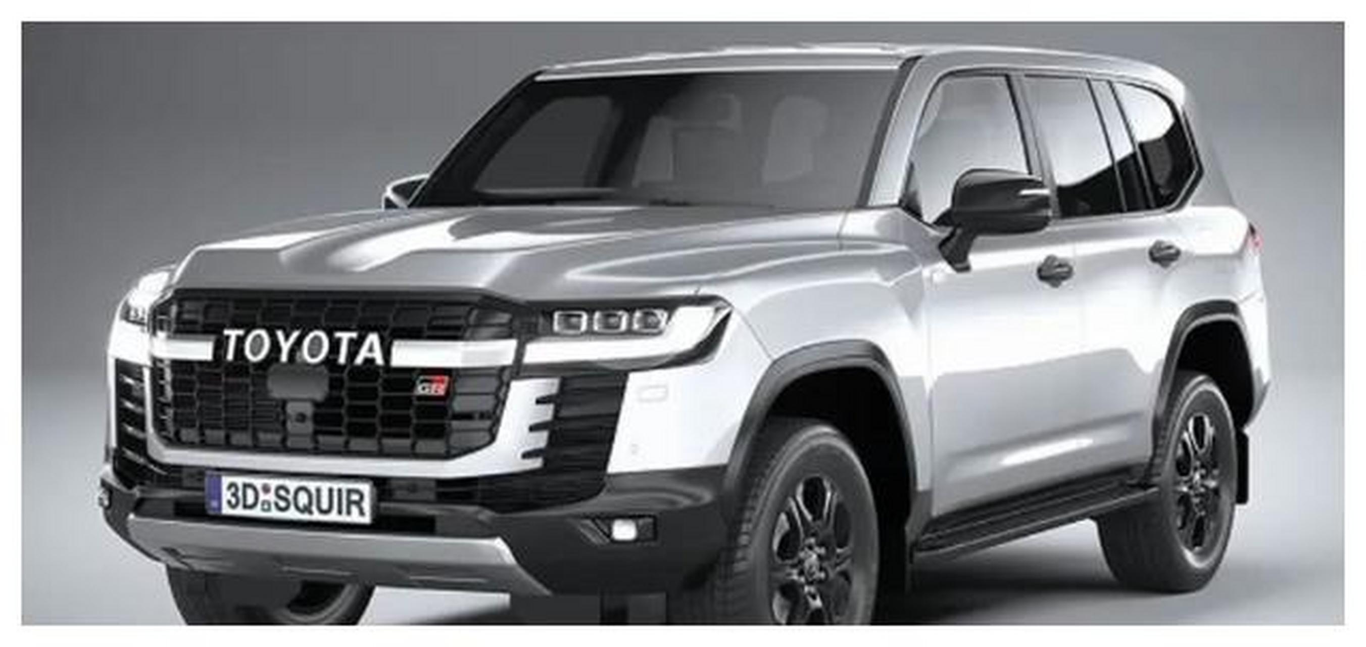 丰田汽车发布了全新一代兰德酷路泽(lc300)grsportxsilver运动版车型