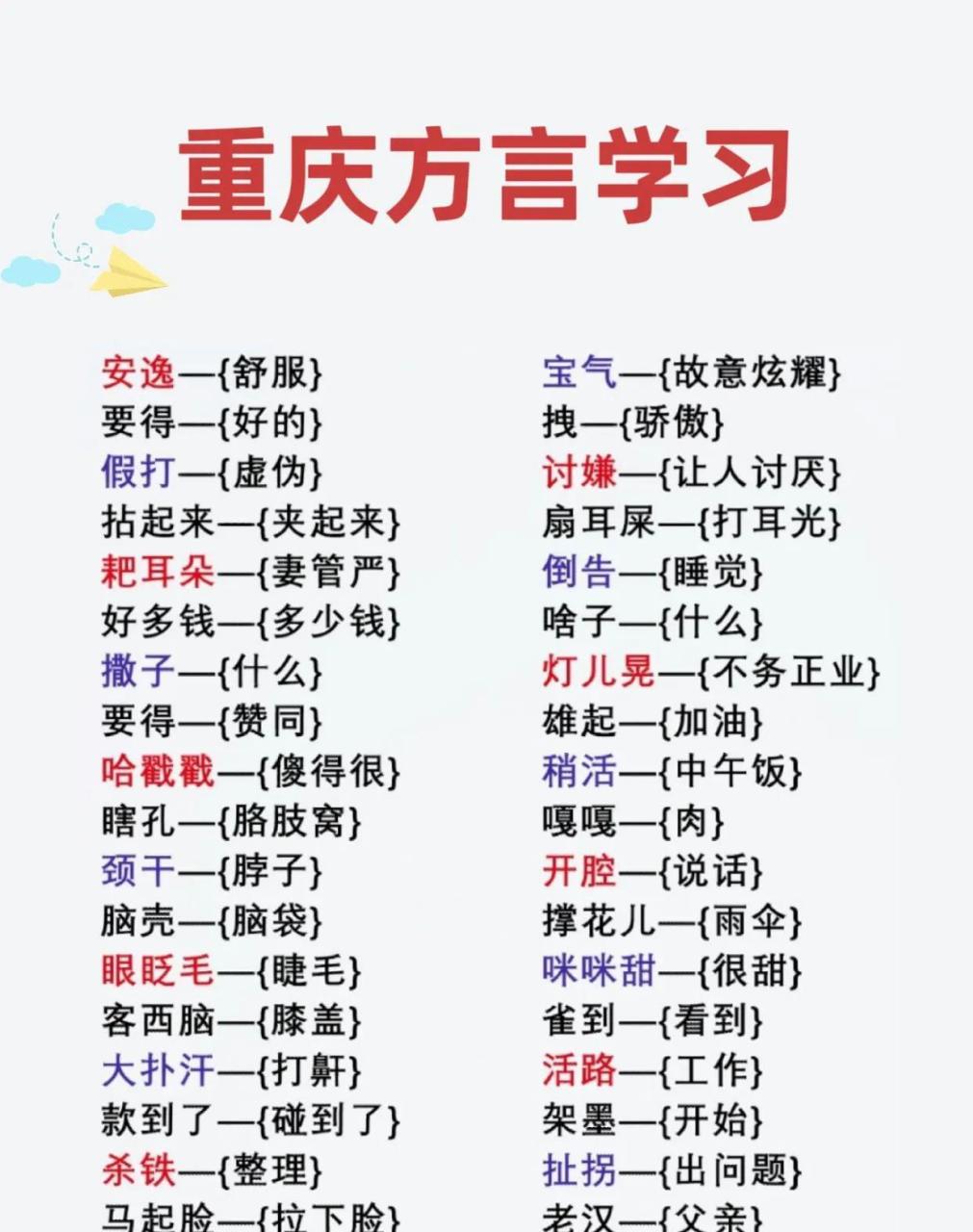 老重庆人教你正宗方言,学会就能横行重庆  1717重庆的天气阴晴不