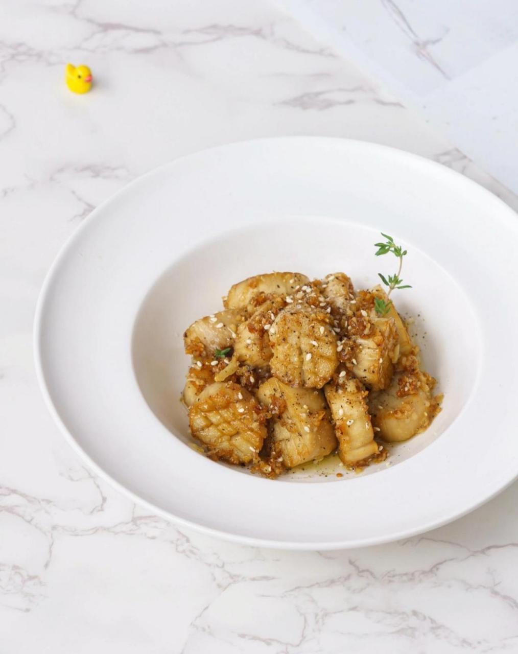 家常菜谱7515蒜香黄油杏鲍菇,比扇贝还好吃 蒜香黄油杏鲍菇,素食