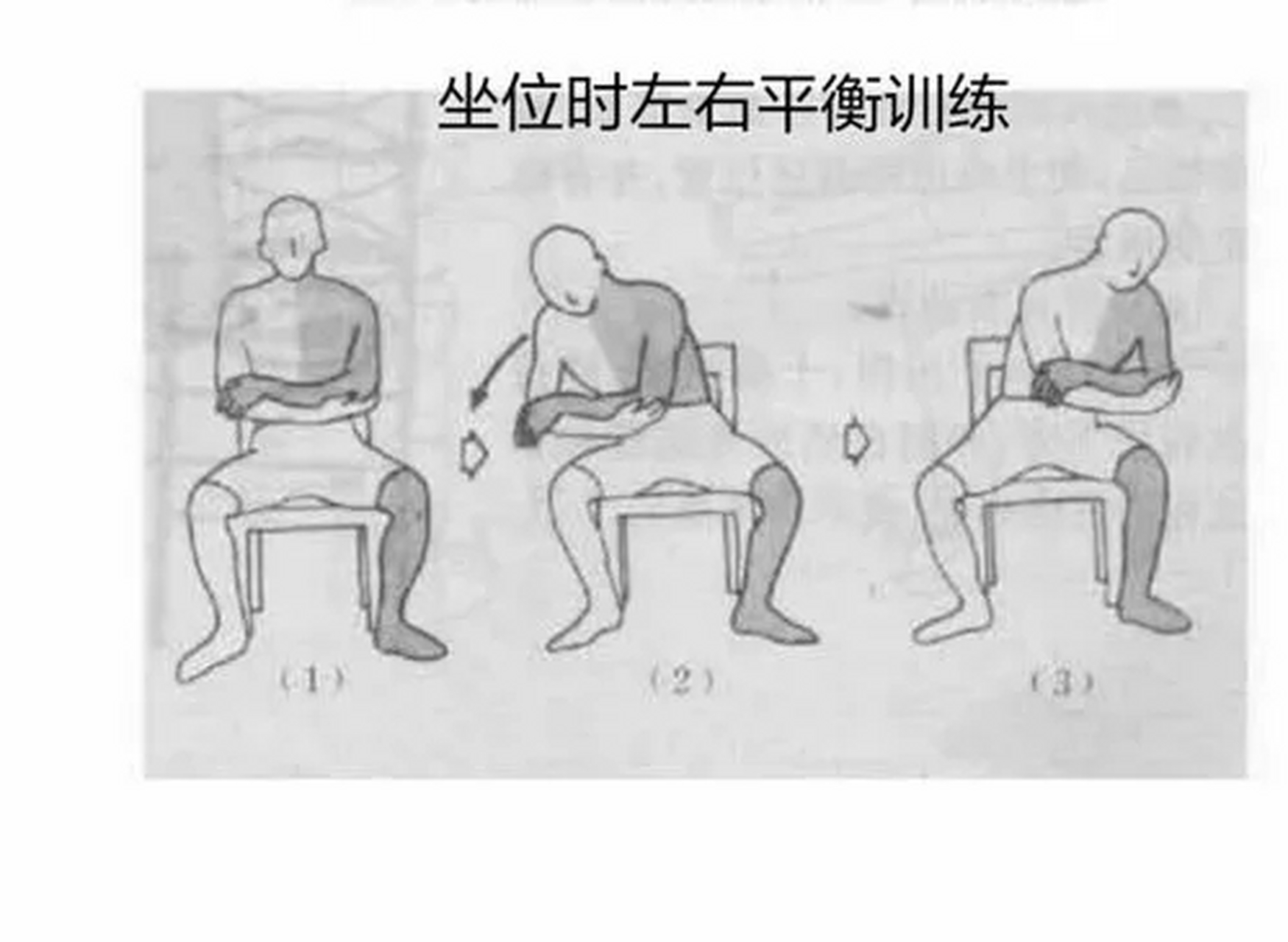 坐位训练方法图图片