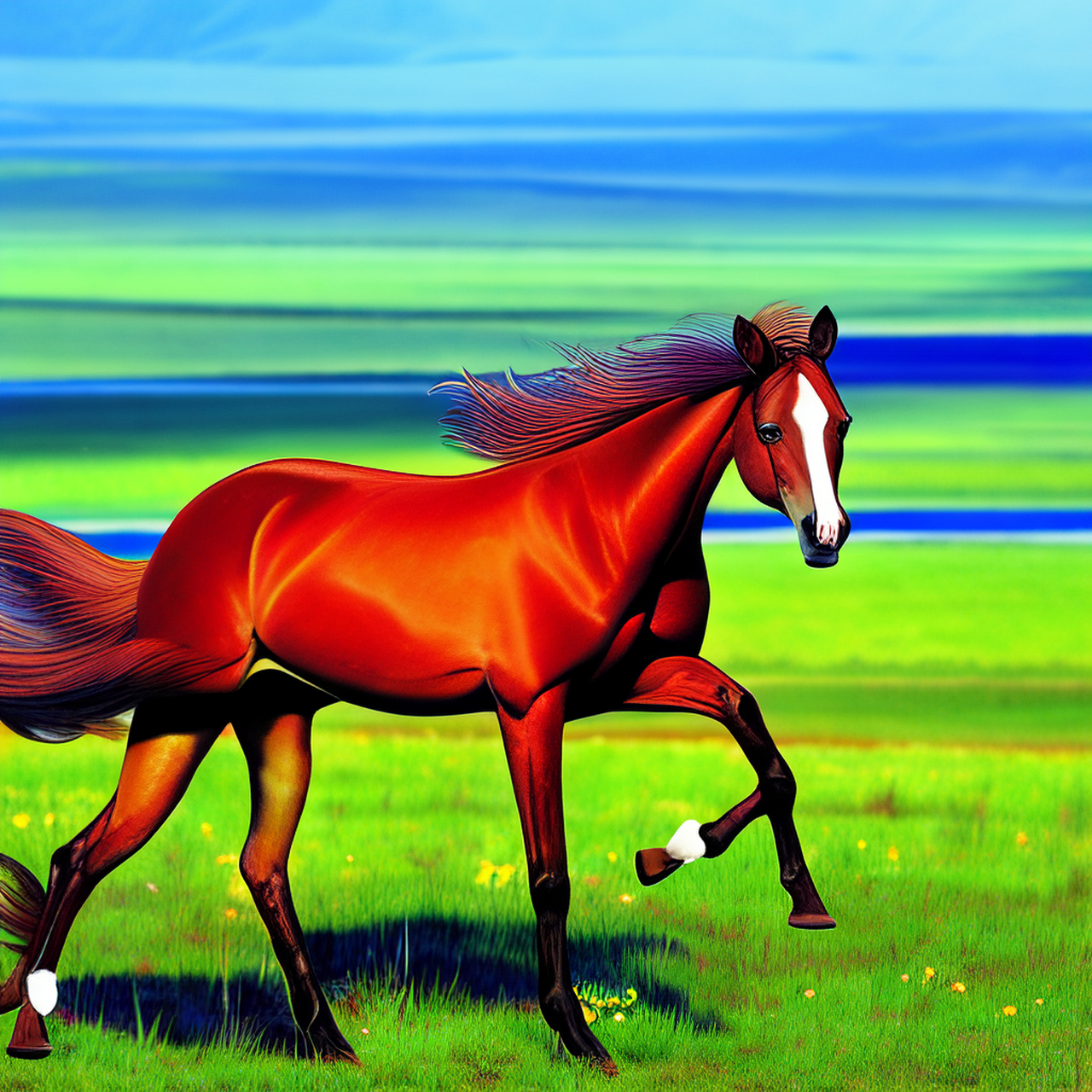 一马平川二马飞蹄三马乘云驷马难追万马奔腾马到成功