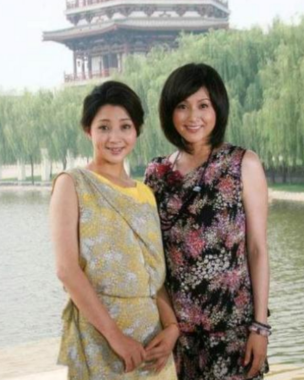 殷桃与藤原纪香,看上去好年轻