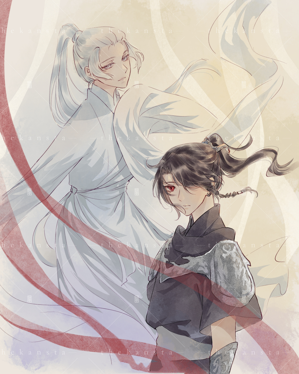 若邪厄命拟人,太可爱了