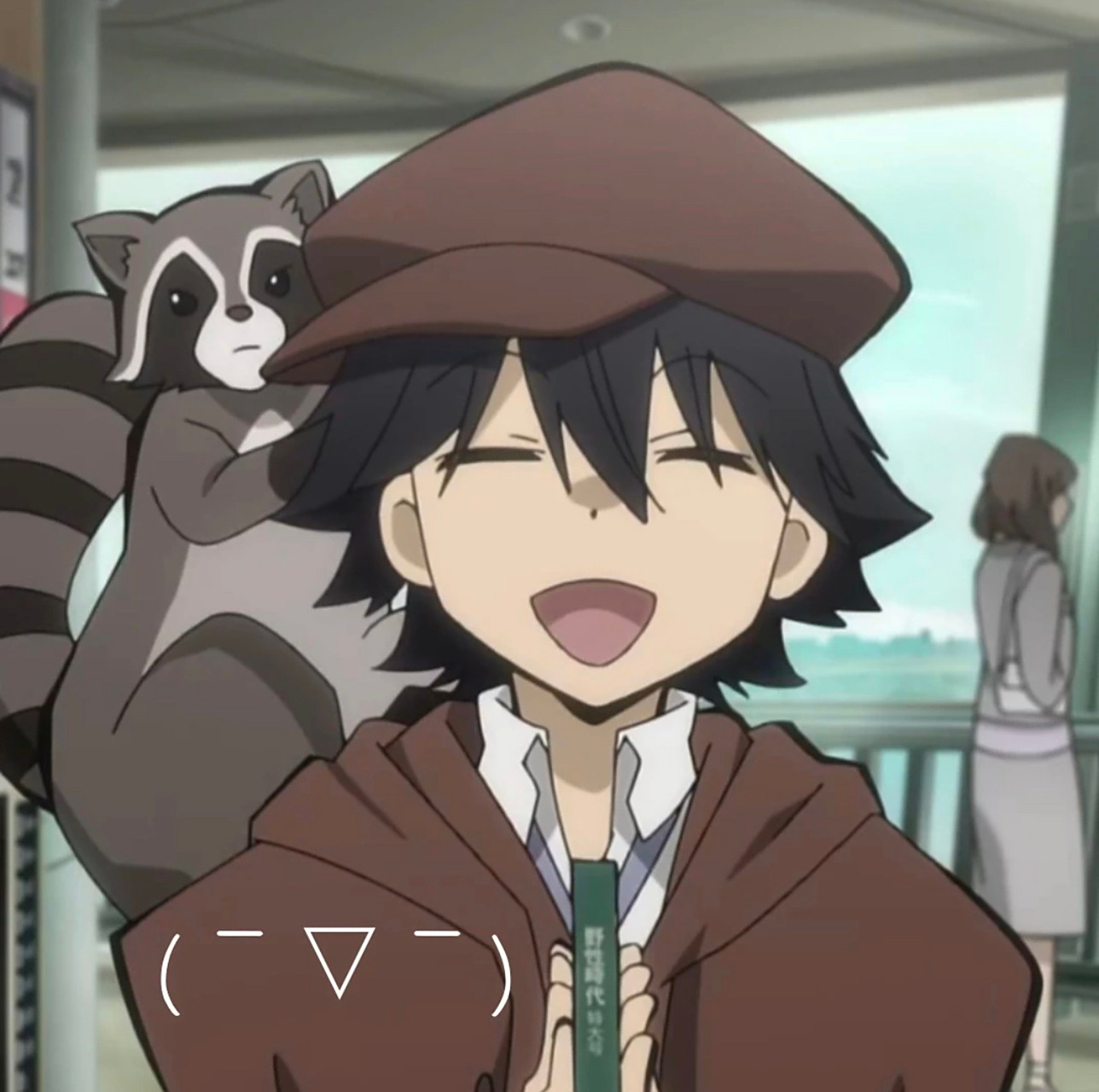 文豪野犬#  行走的颜文字乱步,好可爱啊 [温暖]