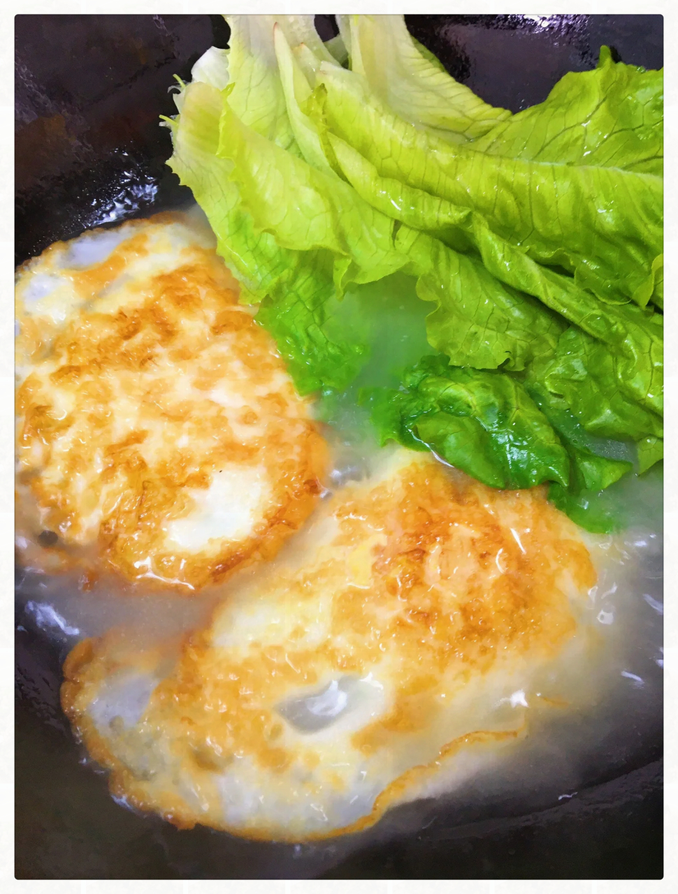 我怎么才发现这个吃法 太掉秤了  感谢网友分享,这款生菜鸡蛋汤太惊艳