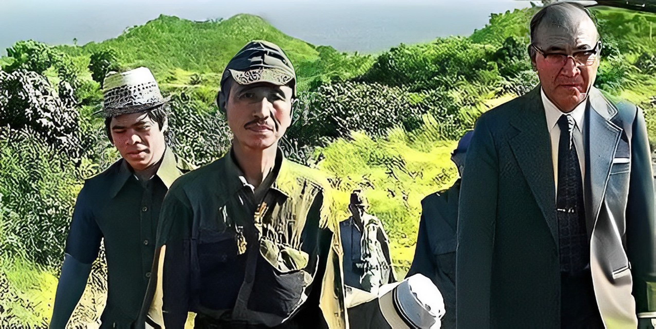 他的名字叫小野田宽郎,是日本投降29年后最后一个投降的日本人.