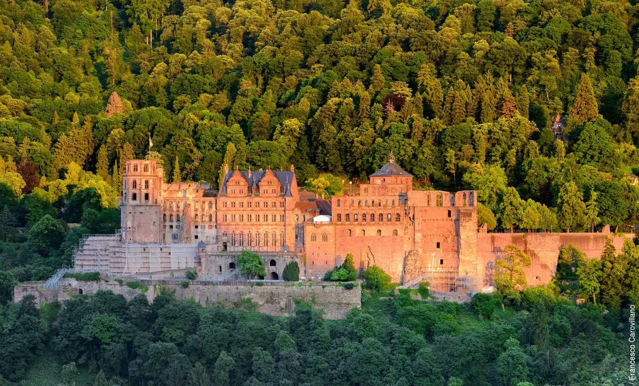 海外文化旅行#[爱你]现代与古典的融合,让海德堡宫殿(schloss