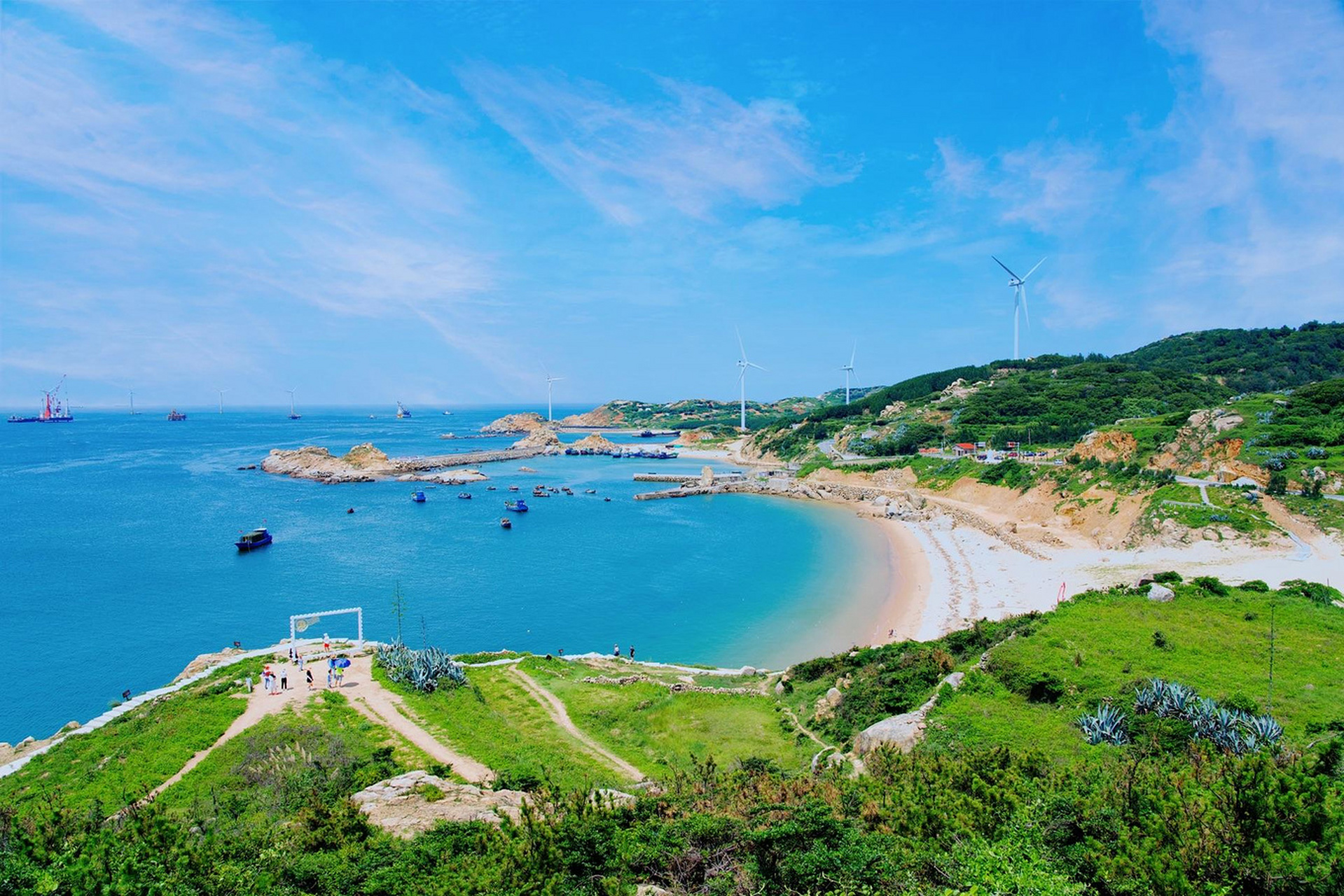 旅游#   11566 椰子树天堂,海南分界洲岛:分界洲岛有"中国最美丽