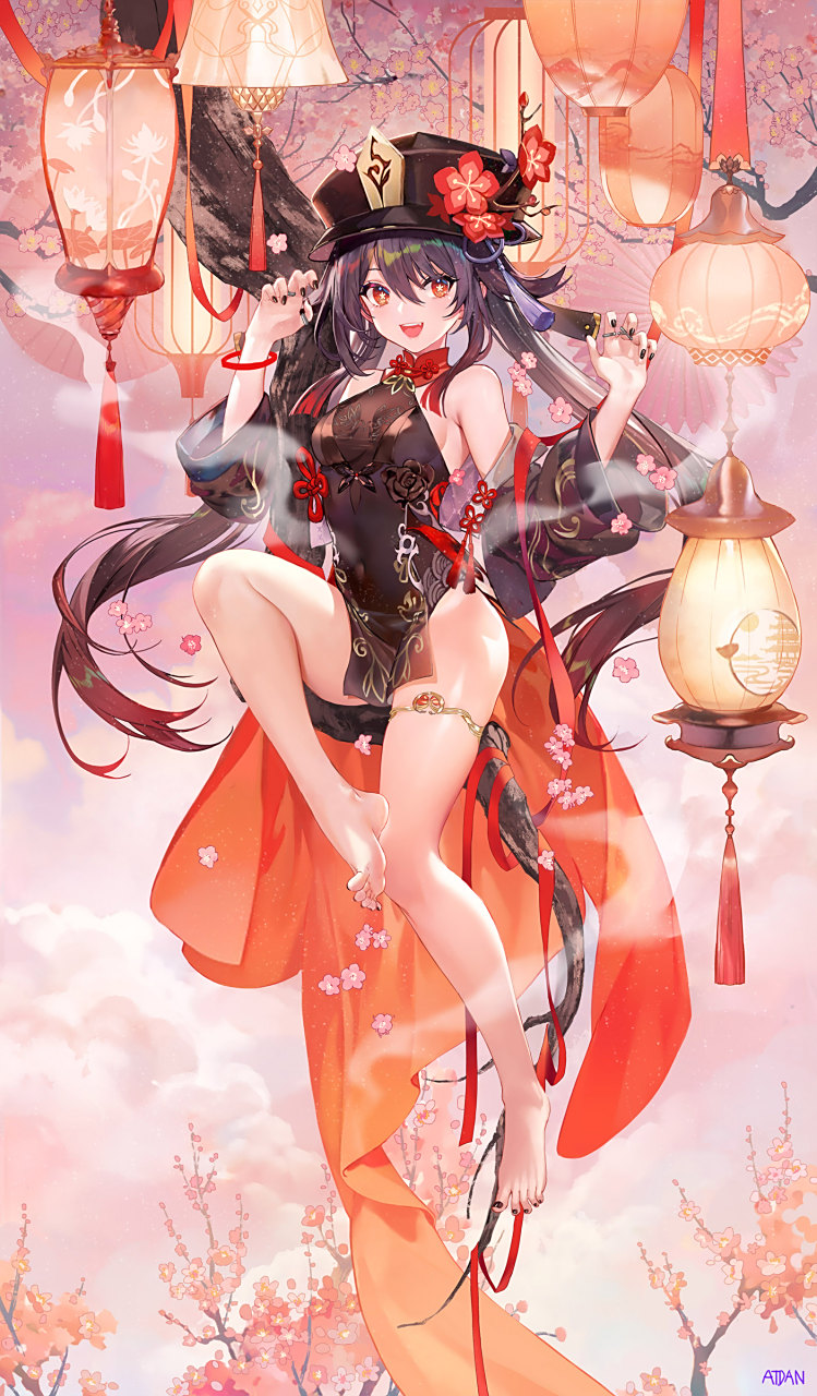 画师:atdan- #原神# 原神美图,偷偷放两张夜兰上去应该没人介意吧.