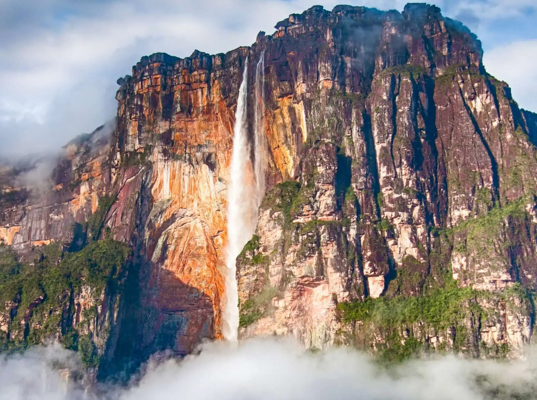 全世界落差最大的十大瀑布 1,委内瑞拉安赫尔瀑布:979米