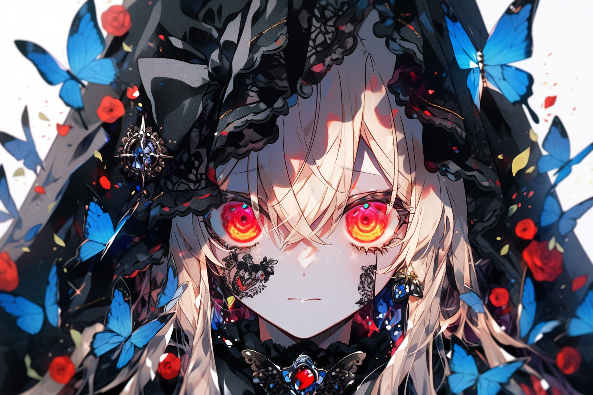 高贵的蝴蝶少女[期待] 二次元美图赏析[嘿哈] #二次元少女