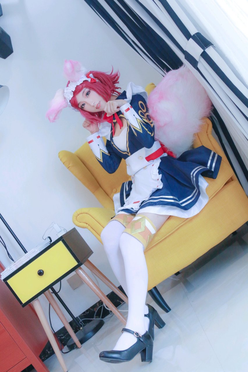 一位网名叫念安的小姐姐,出的妲己女仆咖啡cos照,是不是很可爱?