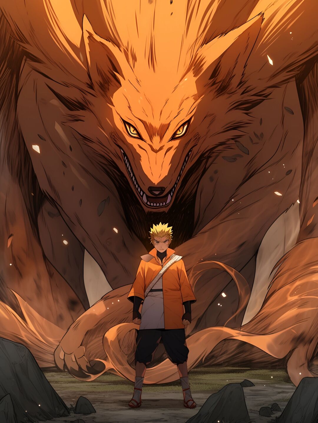 超炸裂!鸣人和九尾 小时候看这部动漫,你也希望自己有个九喇嘛吗