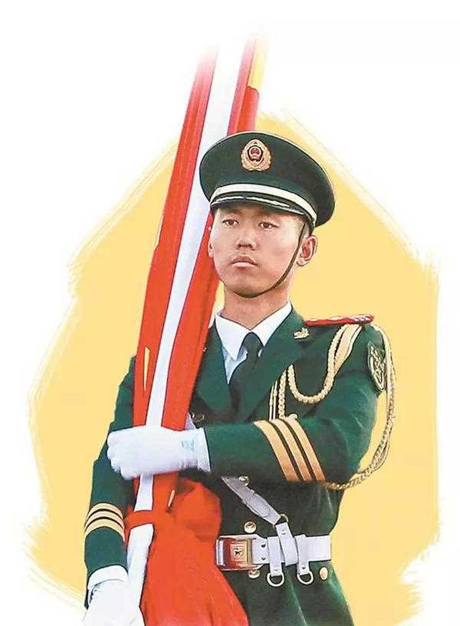 中国最帅挚旗手:张自轩,袁晋爽![晕]