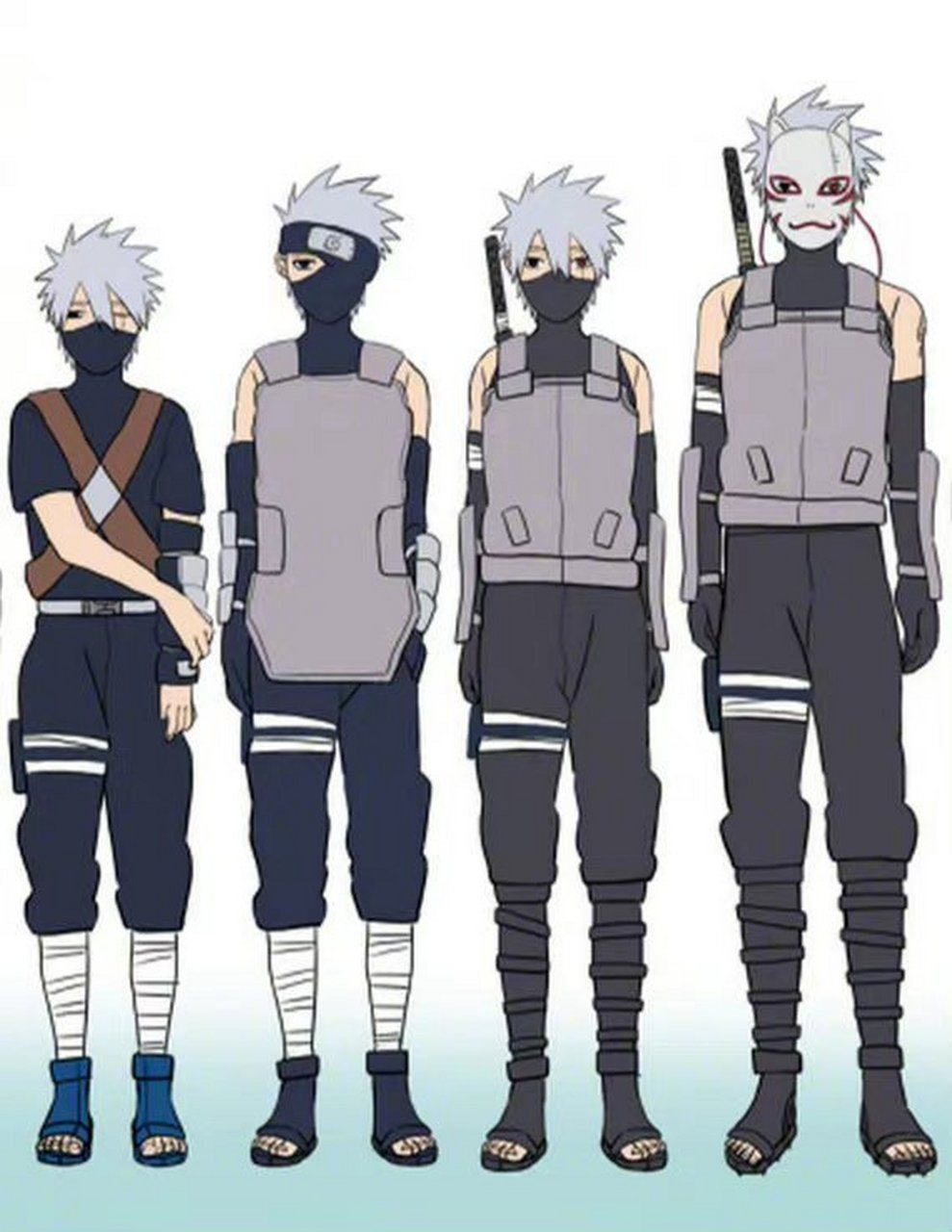 火影忍者# 卡卡西的成长历程