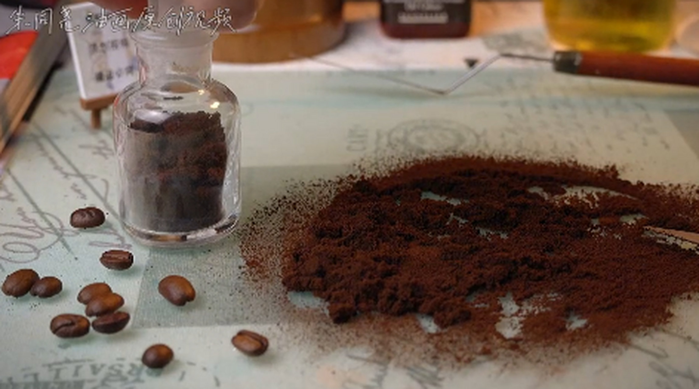 咖啡渣制作油画颜料,半沉浸式治愈你的耳朵