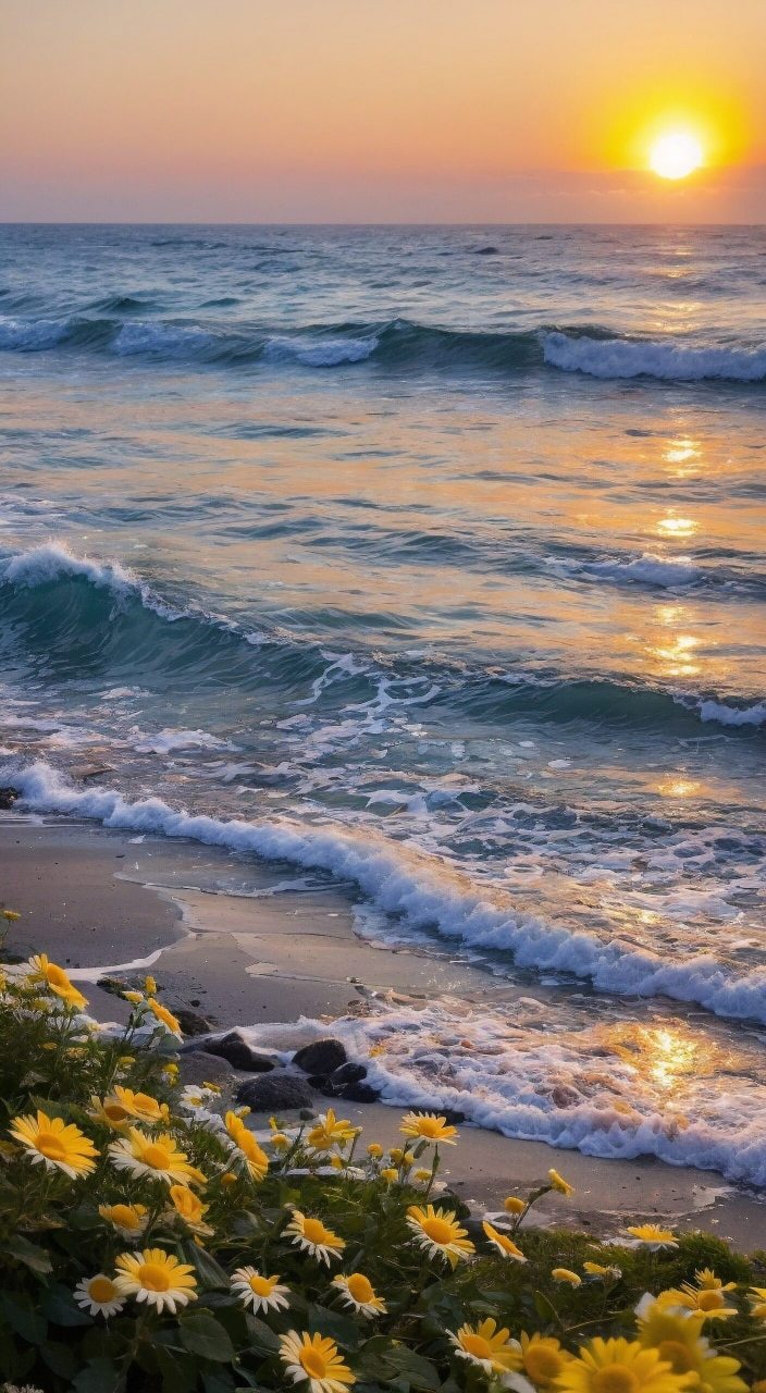 全民ai创作节# 今天,我亲眼目睹了一场如诗如画的日落景象,简直美得