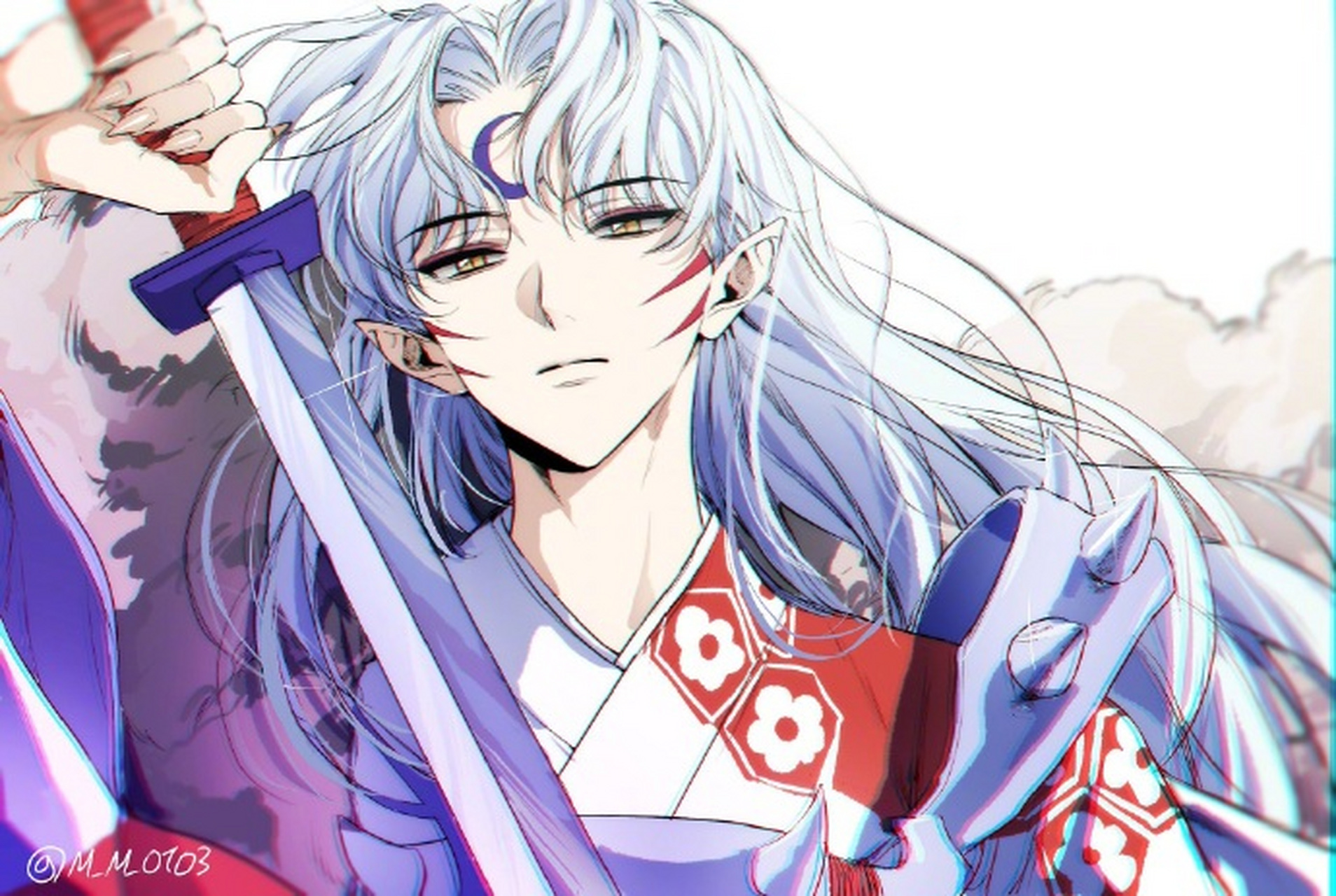 「犬夜叉」 杀生丸 ( twi:m_m_0103 ) 676767 #经典动漫