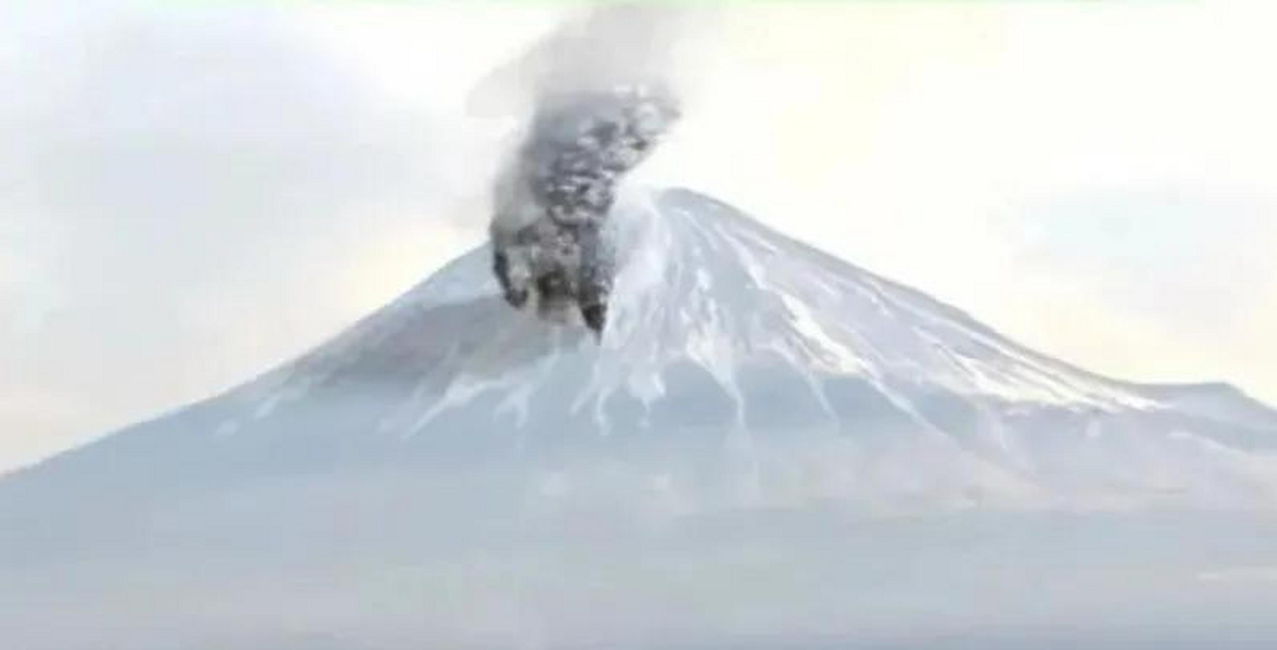 历史上富士山总共喷发了18次,最近一次喷发是1707年,富士山喷发的整个