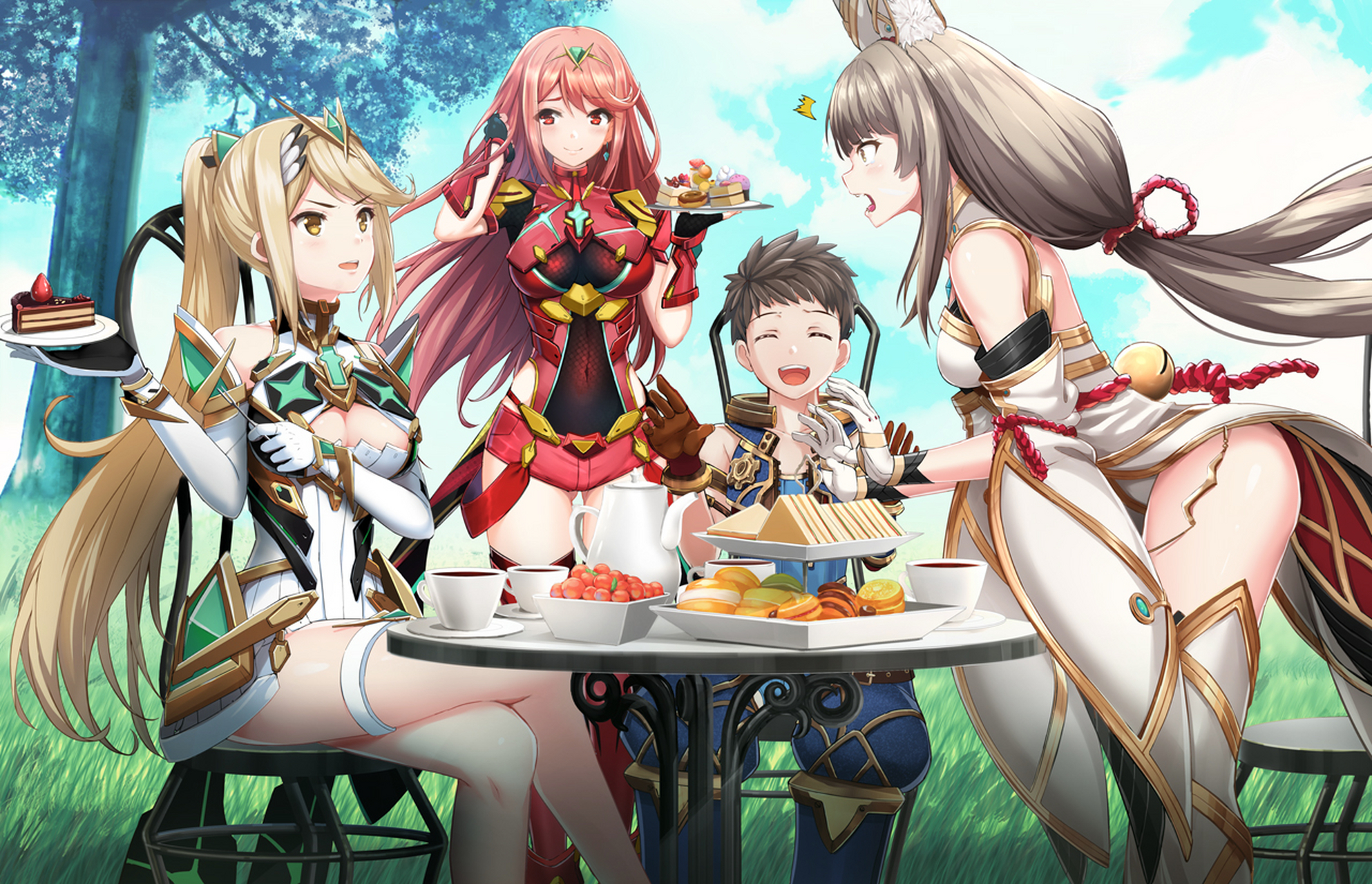 画师:ravenlin #异度神剑2#  异度神剑2是由monolith soft开发,任天堂