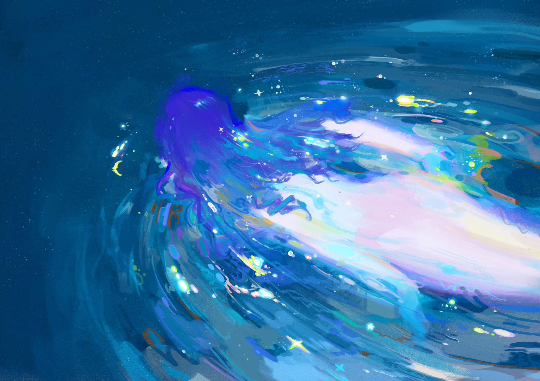 插画师:咸鱼中下游 #插画师推荐# #美术