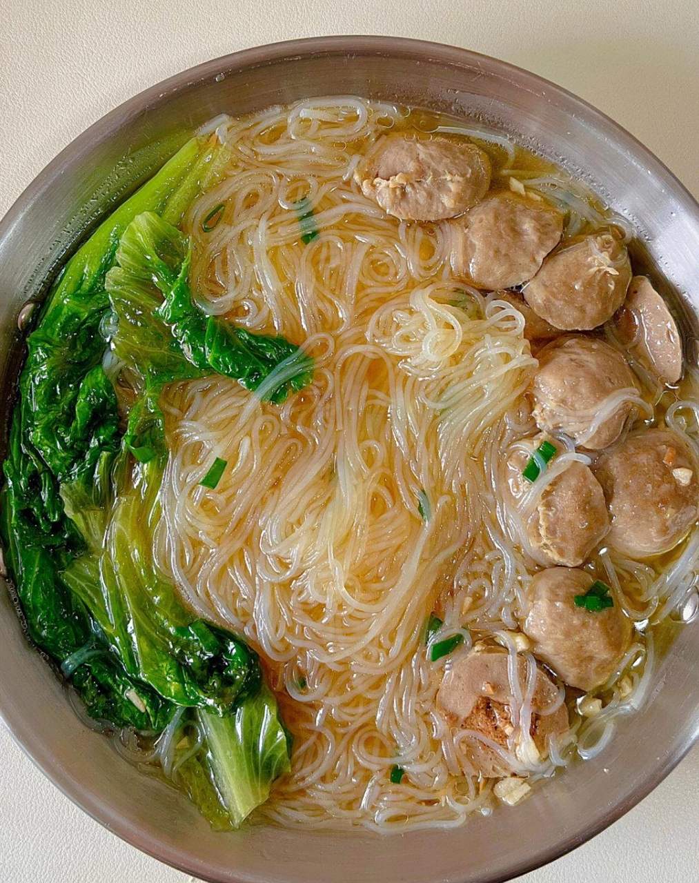 分享一个好喝又掉秤的牛肉丸粉丝汤 想要减脂姐妹们一定要喝它!