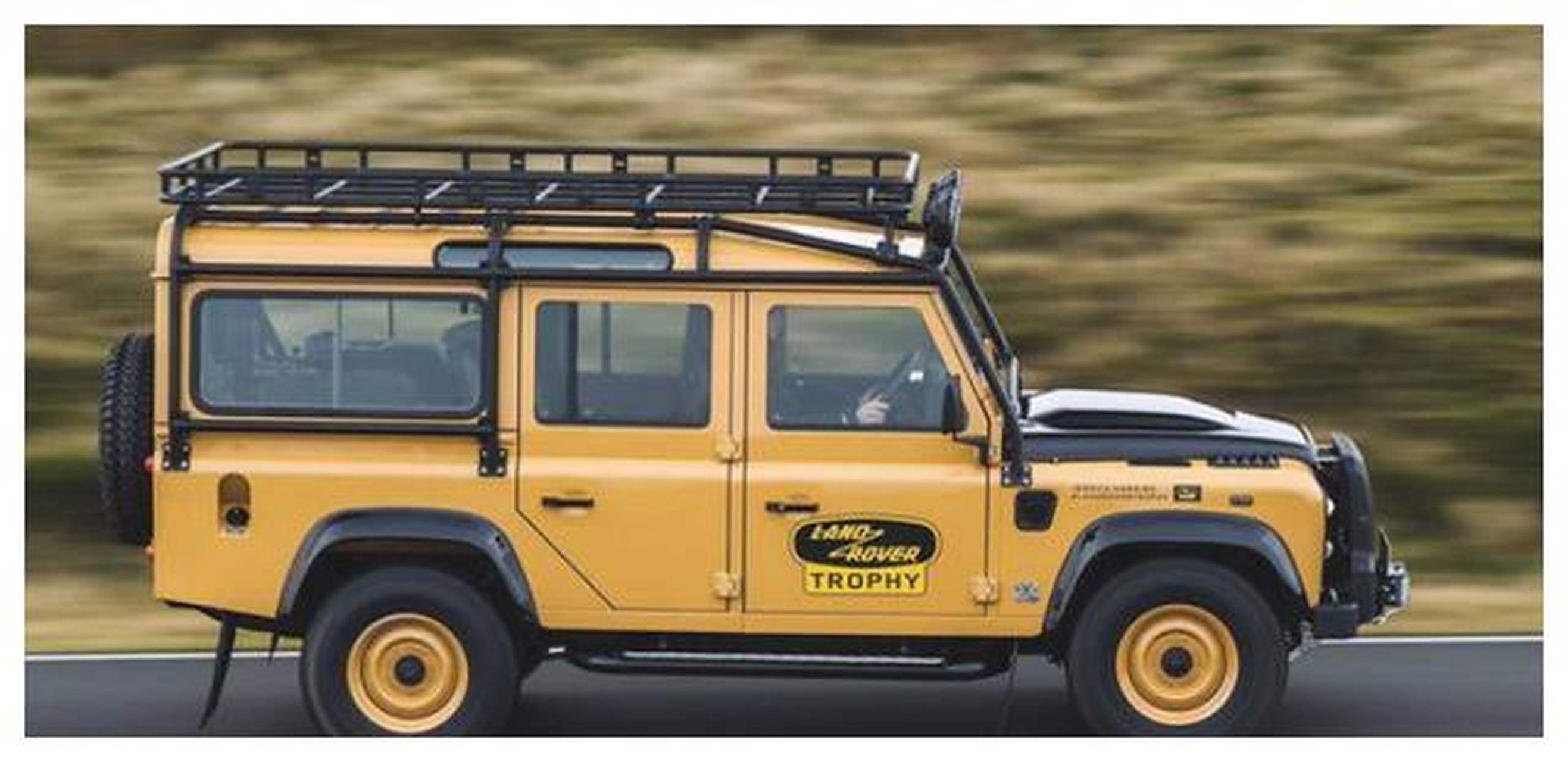 路虎发布trophy特别版车型,基于老款卫士worksv8,全球限量25台,起售价