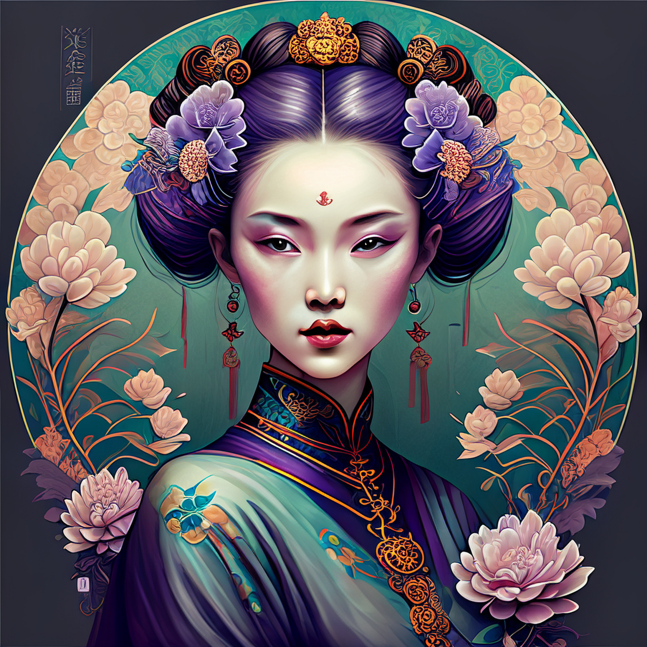 旧腊新年无好况,何须更问紫姑神.意境,典雅,宁静#百度文心一言来了