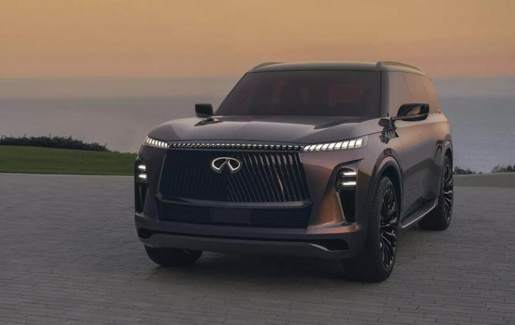 2025款 英菲尼迪 qx80#日产#   奇丑无比,这英菲尼迪,越来越让人失望,